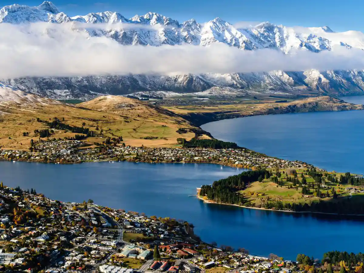 Queenstown e le Alpi del Sud in Nuova Zelanda